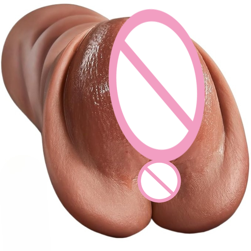 Interactive Cat Toy - Realistischer Taschen-G-Punkt-Vibrator mit dicken Schamlippen, katzenähnlich,