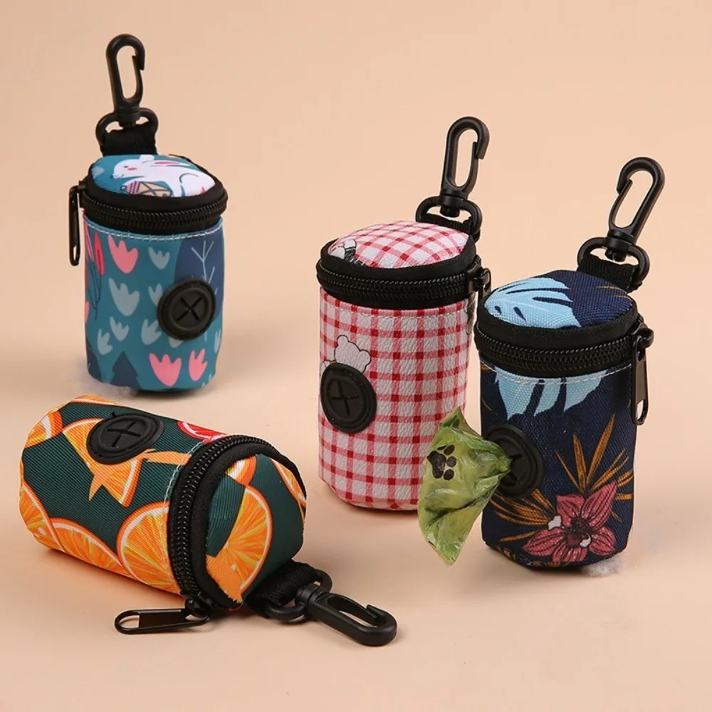 Poop Bag Dispenser - Hängbarer Hundekotbeutel-Spender mit Reißverschluss, Zubehör für