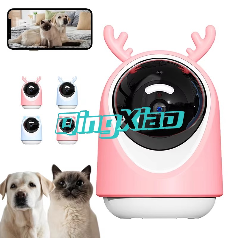 Interactive Cat Toy - 5G Haustierkamera mit KI-Erkennung, automatischer Verfolgung,