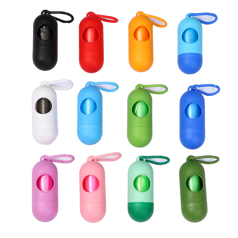 Poop Bag Dispenser - Tragbare Haustier Abfall beutel Spender Pille