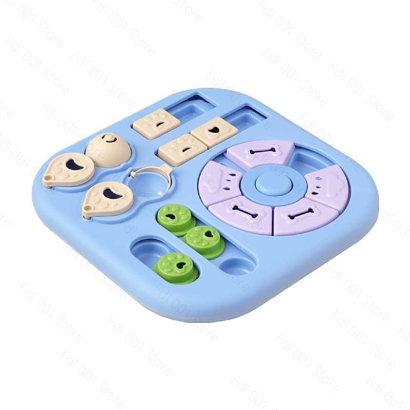 Interactive Cat Toy - Quadratische interaktive Futterspielzeuge für Haustiere, langsamer