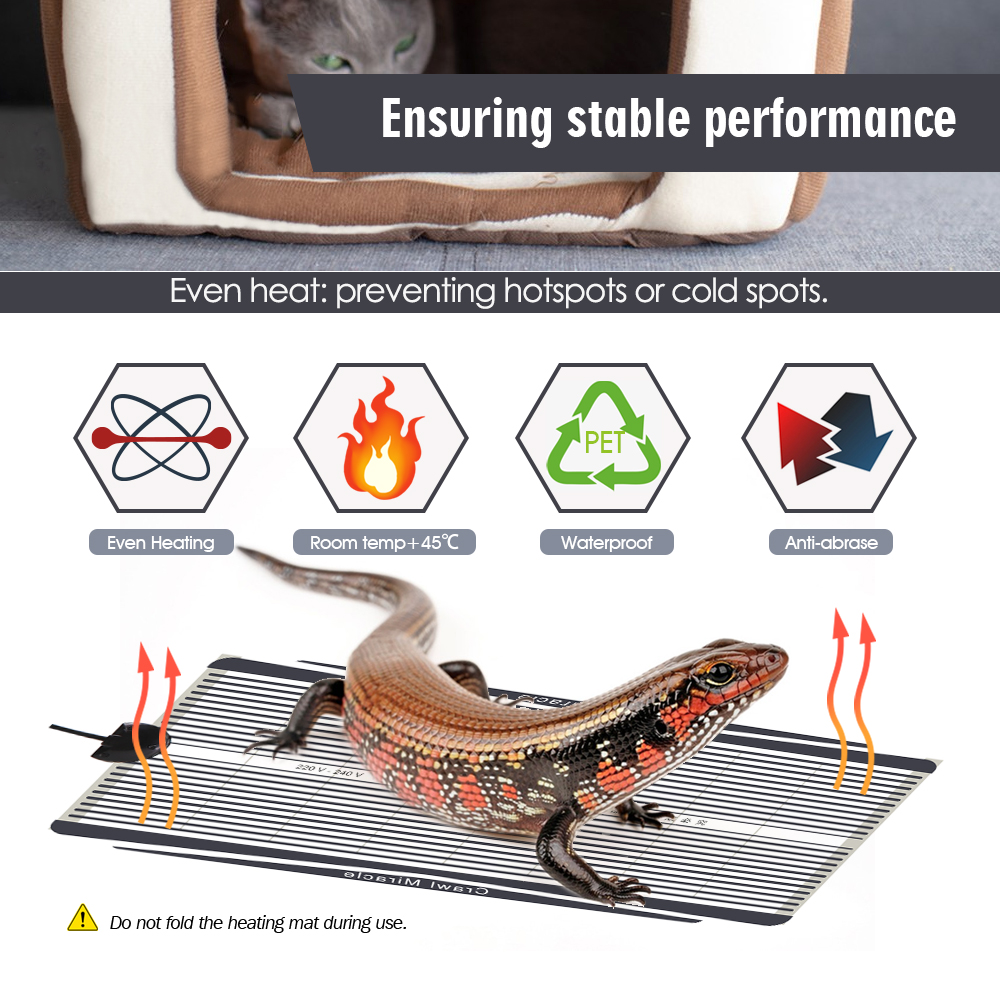 5W 15W 25W 35W Graphene Reptil – Reptile Heating Mat Bewertung und Preis