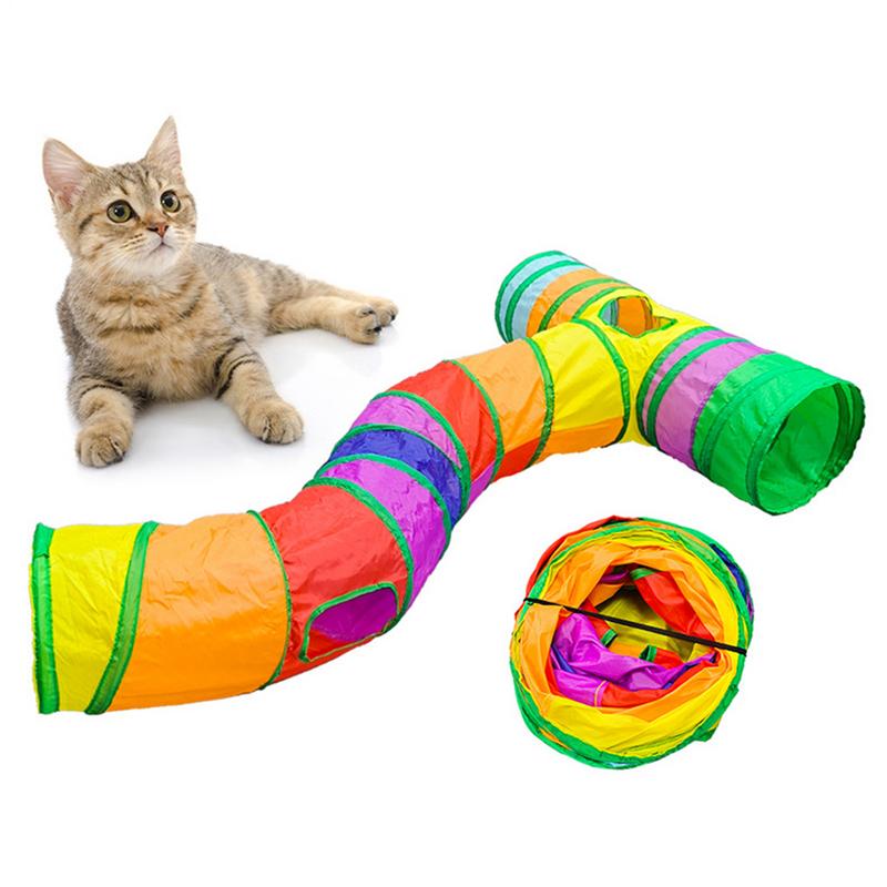 Katze Rohre Und Tunnel T Form  – Interactive Cat Toy Bewertung und Preis