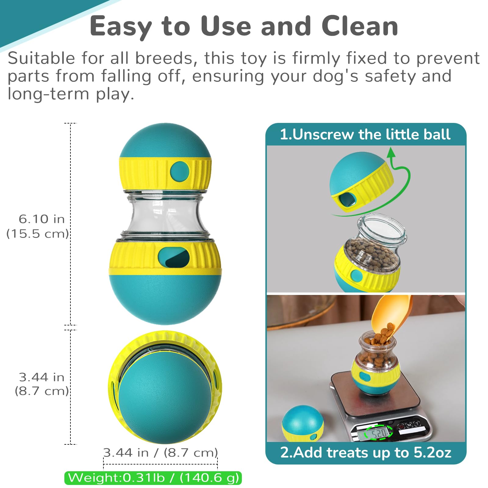 Hundespielzeug und verstellbar – Dog Treat Puzzle Toy Bewertung und Preis