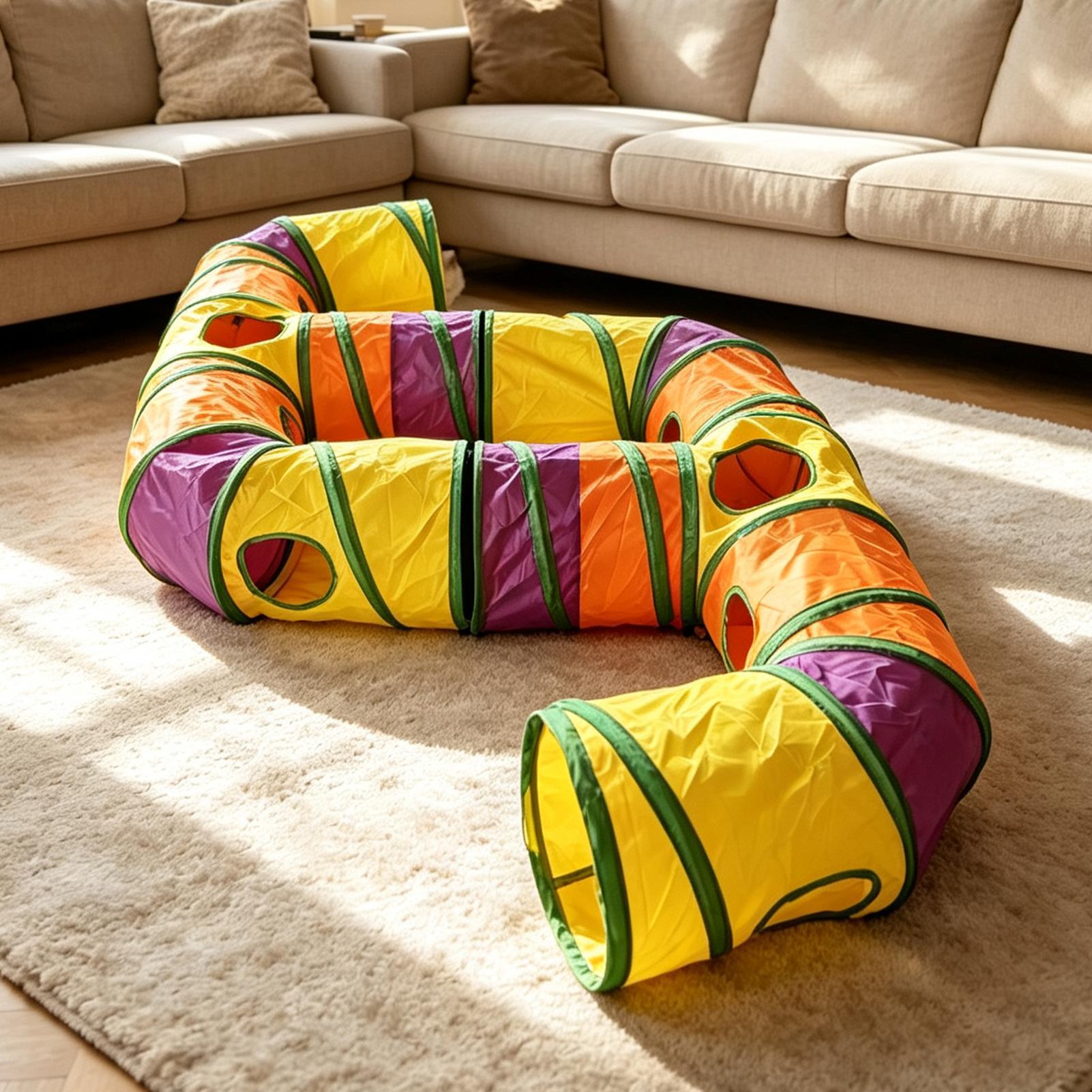 Katzentunnel, Regenbogen, inte – Interactive Cat Toy Bewertung und Preis