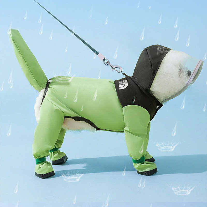 Haustier-Regenmantel mit Kapuz – Dog Raincoat Bewertung und Preis