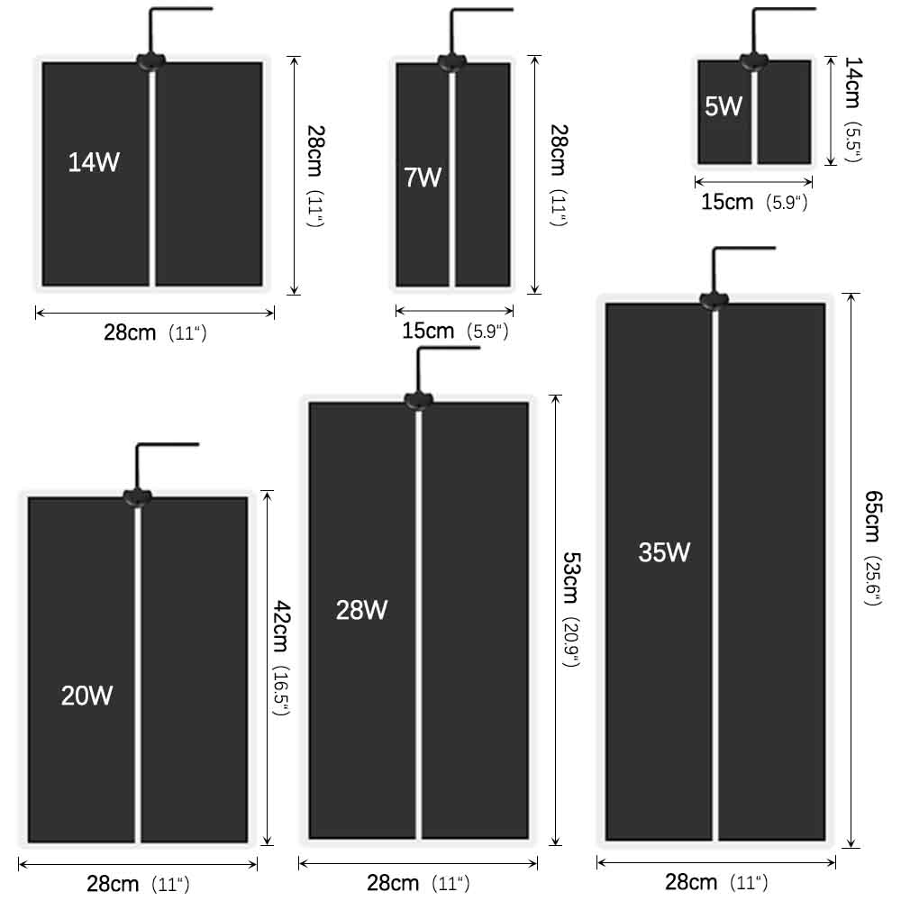 35W-5W Samen Sämlinge Pflanze  – Reptile Heating Mat Bewertung und Preis