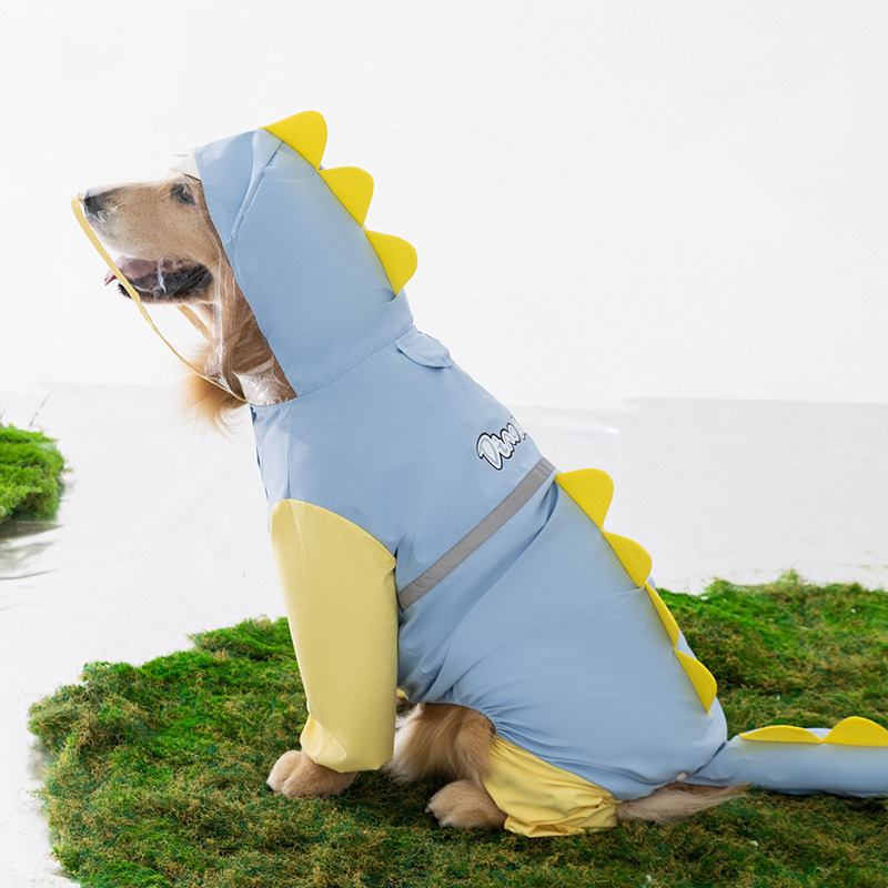 Großer Hund Dinosaurier Regenm – Dog Raincoat Bewertung und Preis