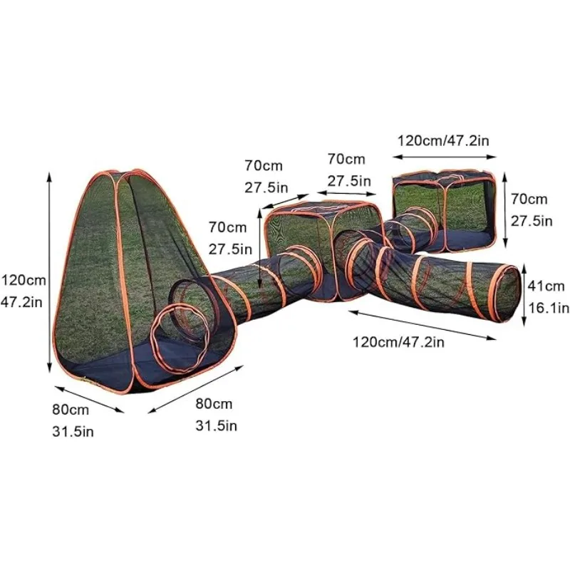 6-in-1 Katzenzelt mit Tunnel f – Interactive Cat Toy Bewertung und Preis