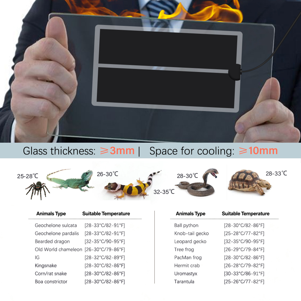 45W-5W 2/4/6H Timing Haustier  – Reptile Heating Mat Bewertung und Preis