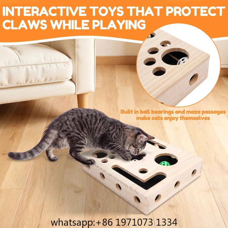 Katzen-Nagelfeilenbox-Spielzeu – Interactive Cat Toy Bewertung und Preis