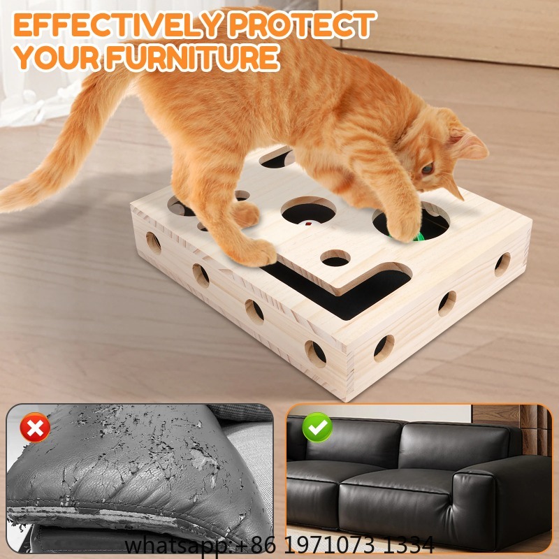 Katzen-Nagelfeilenbox-Spielzeu – Interactive Cat Toy Bewertung und Preis